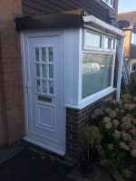 White uPVC Door