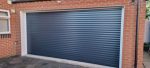 blue garage doors