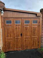 golden oak garage doors