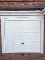 white garage doors